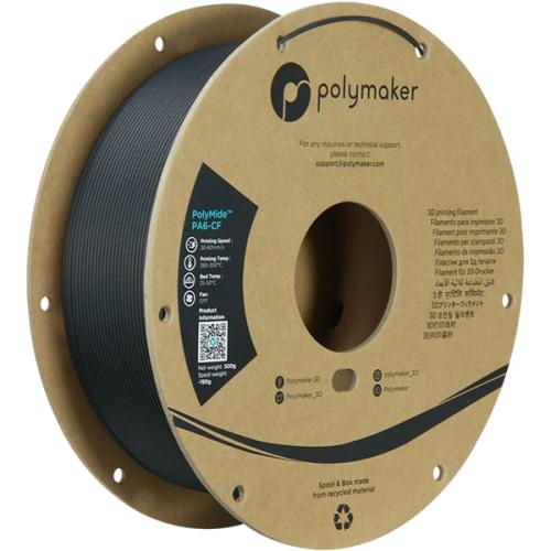 Polymaker Filament - PolyMide PA6-CF Black - 1,75mm - 0,5KG