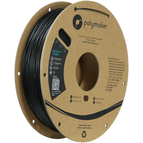Polymaker Filament - PolyFlex TPU95 Black - 1,75mm - 0,75KG