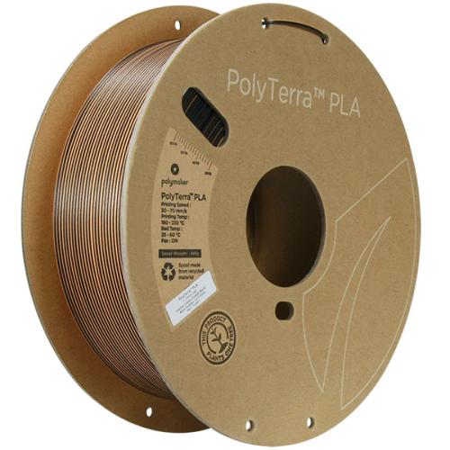Polymaker Filament - PolyTerra PLA Shadow Orange - 1,75mm - 1KG
