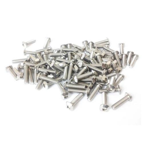 M3, 12mm, MakerBeam square headed bolts with hex hole (100stuks)
