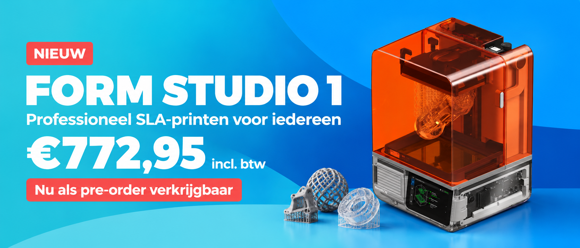 Maak thuis professionele resinprints met de nieuwe Form Studio 1